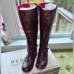 Bed|Stu Glaye Wide calf tall boot